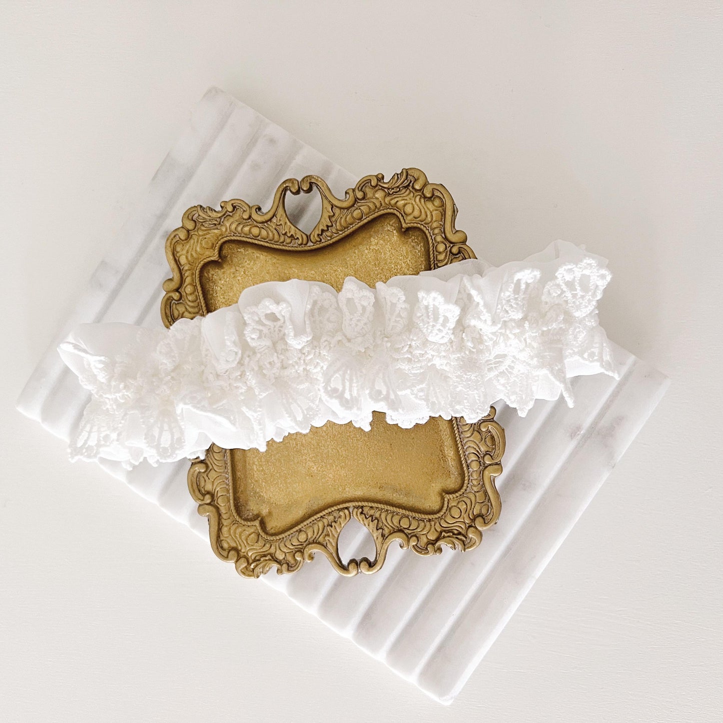 Boho Lace Wedding Garter Belt: Ivory Bridal Lingerie, Plus Size