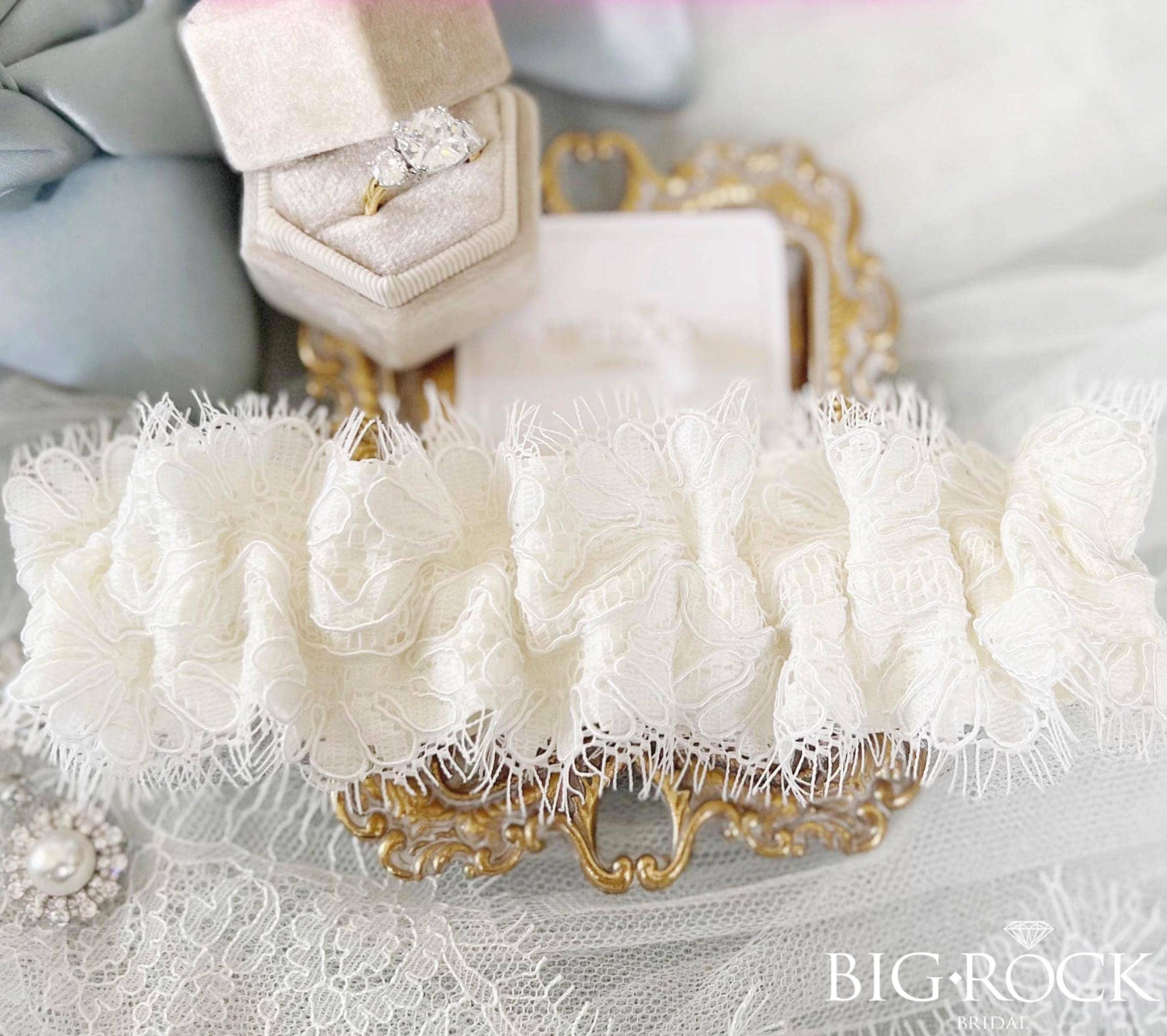Lace Wedding Garter: Handmade Bridal Keepsake, USA Made